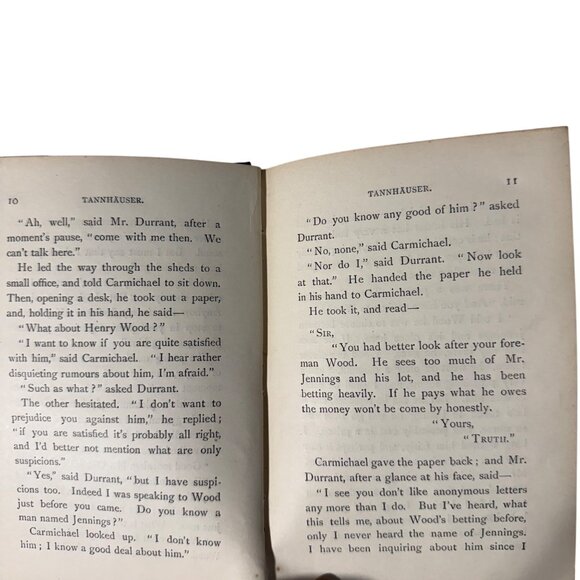 A Modern Tannhauser & The Bridge Hon. Mrs. Arthur Lyttelton Hardcover Book 1893 - Picture 8 of 16